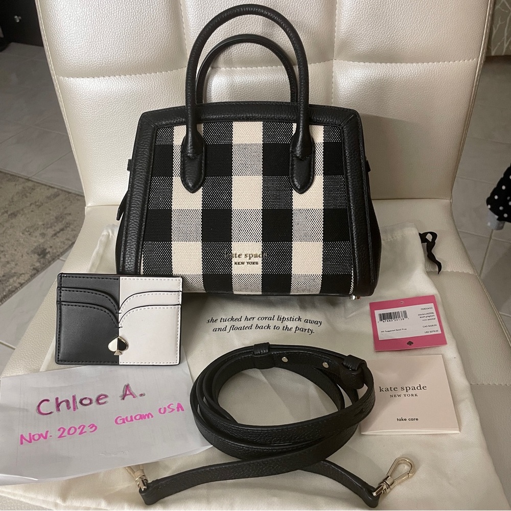 Kate Spade Mini Knott Gingham Bag